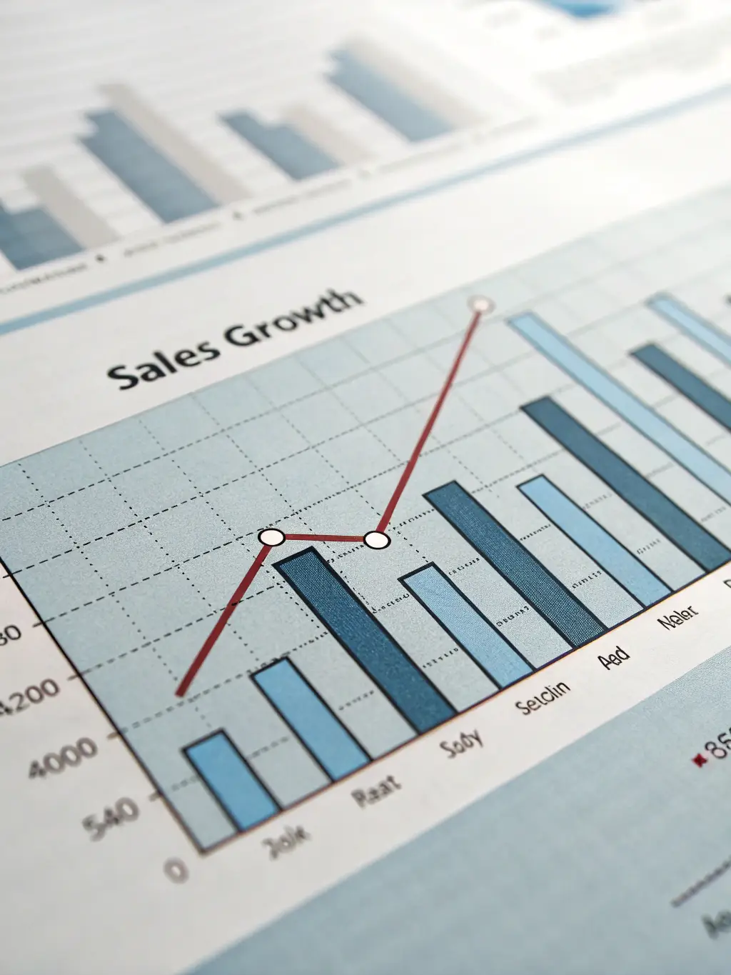 A visual representation of a business growth chart trending upwards, symbolizing the tangible results and success achieved through Ownershiply.uno's coaching programs.